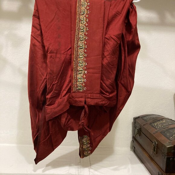 Men's silk kurta and doti set - Picture 2 of 3